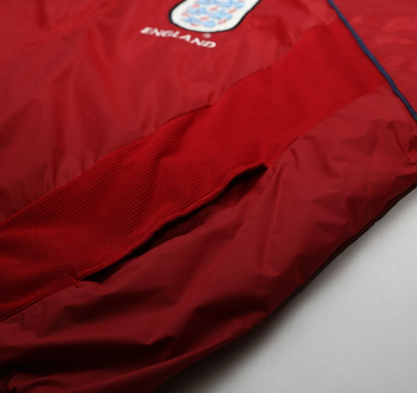 1996 England Vintage Umbro Green Flag Jacket (L) Euro 96