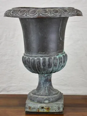 19th-century French copper Medici urn