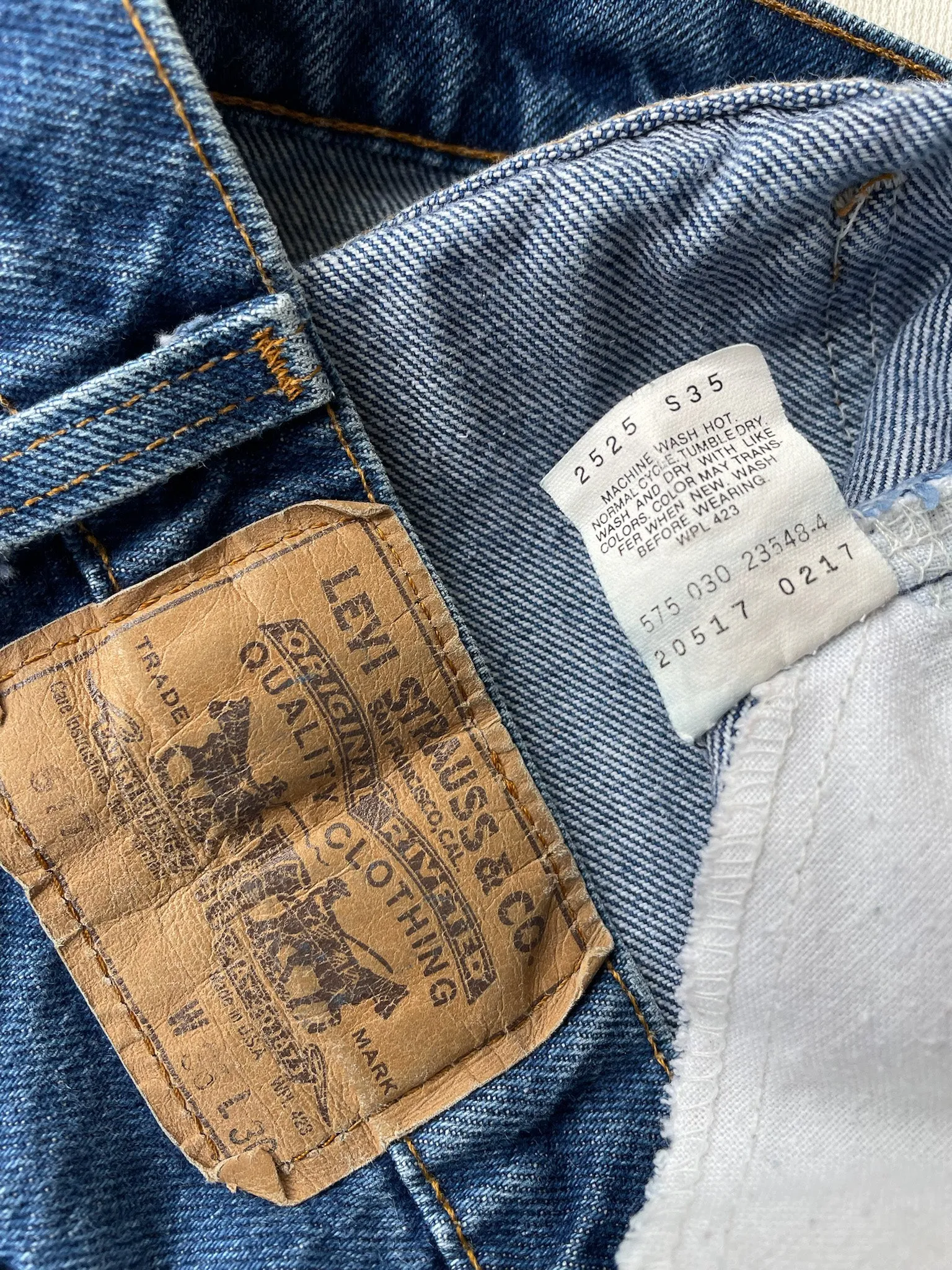 80's/90's Levi's 517 Orange Tab Jeans—[35x30]