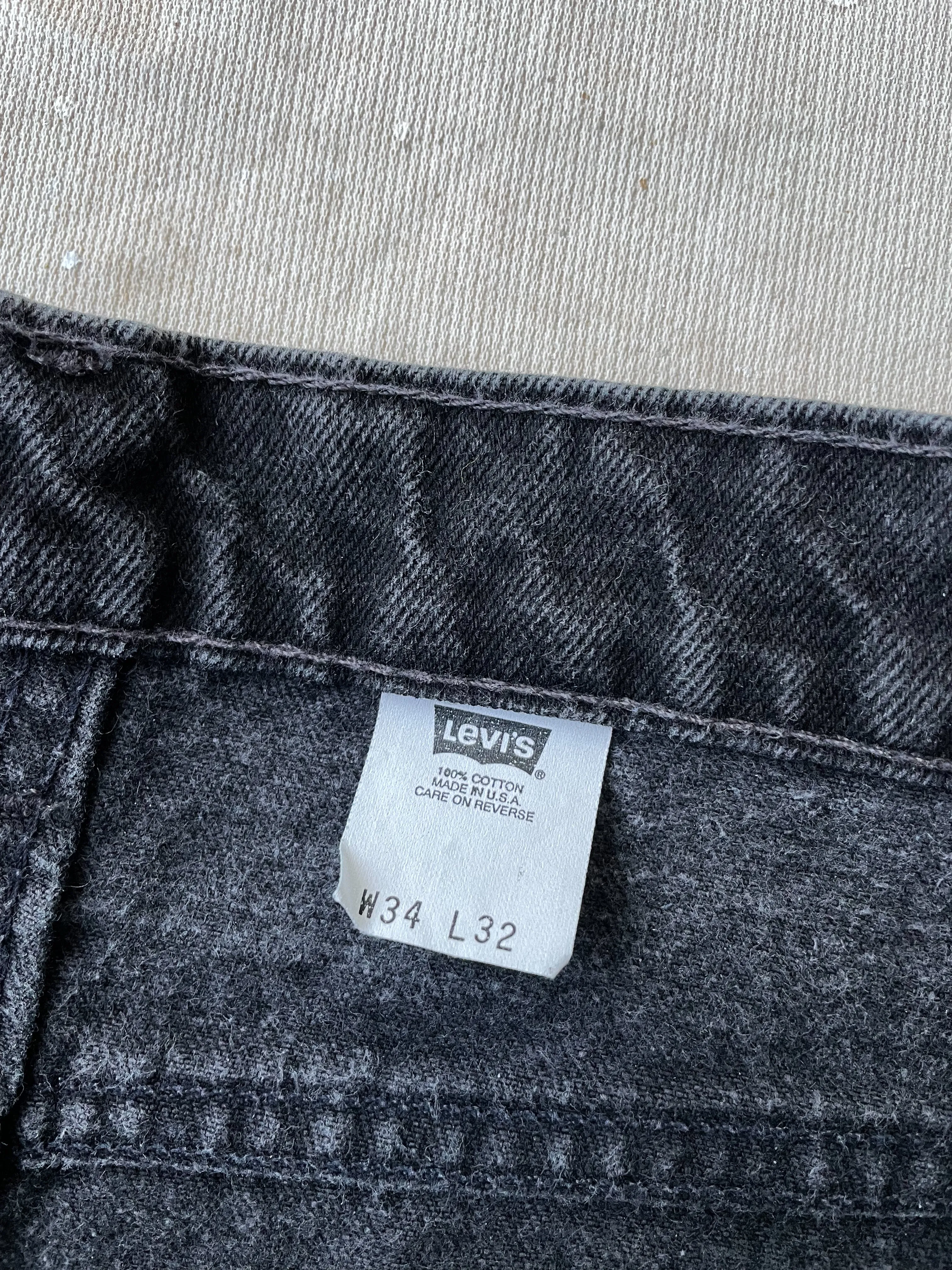 90's Levi's Orange Tab Black Wash Jeans—[32X31]