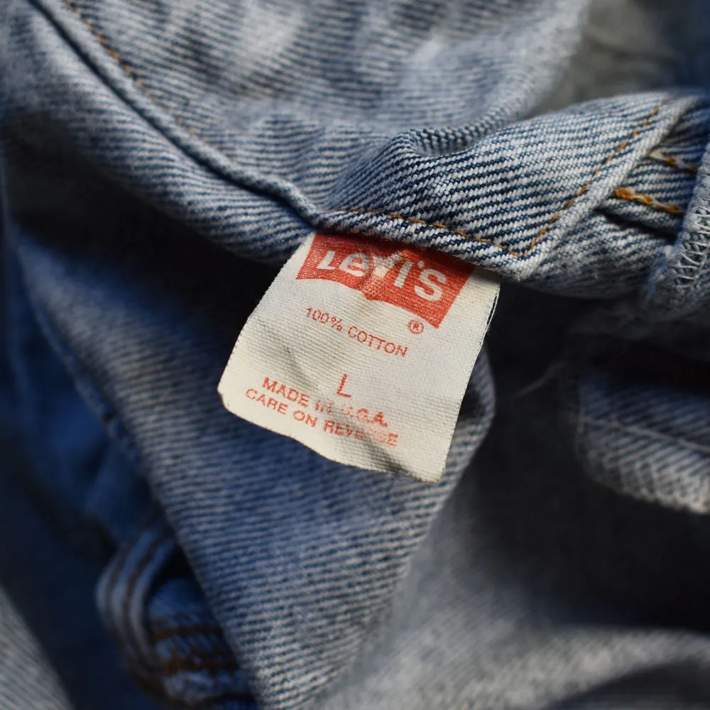 90's　Levi's/リーバイス 70507-0219 ケミカルウォッシュ！ デニムジャケット　USA製　230906