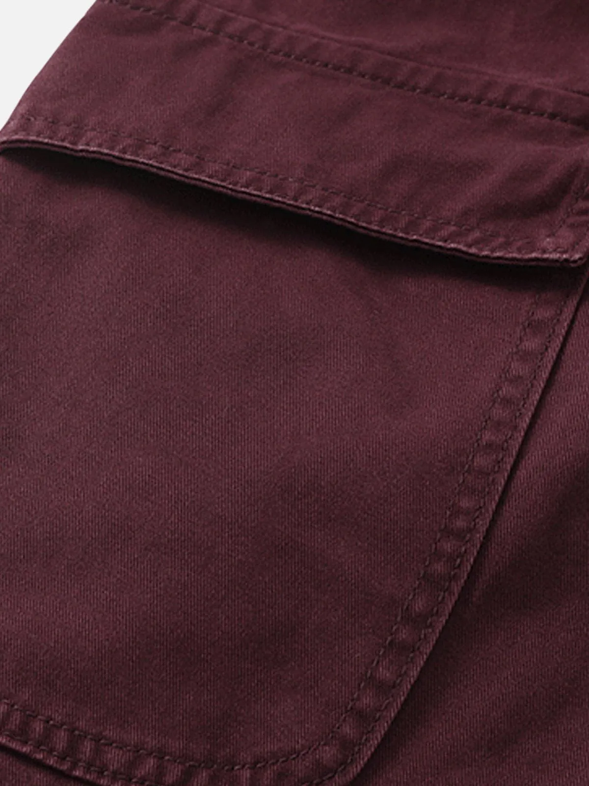 Aelfric Eden Burgundy Multi Pocket Jeans