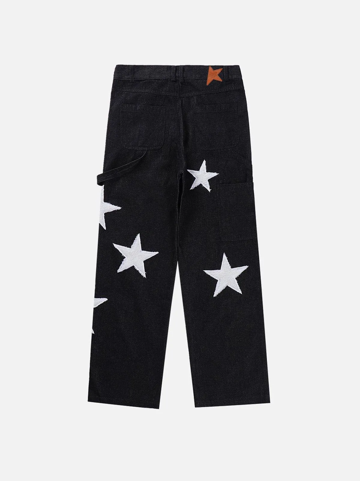 Aelfric Eden Flocked Star Straight Jeans