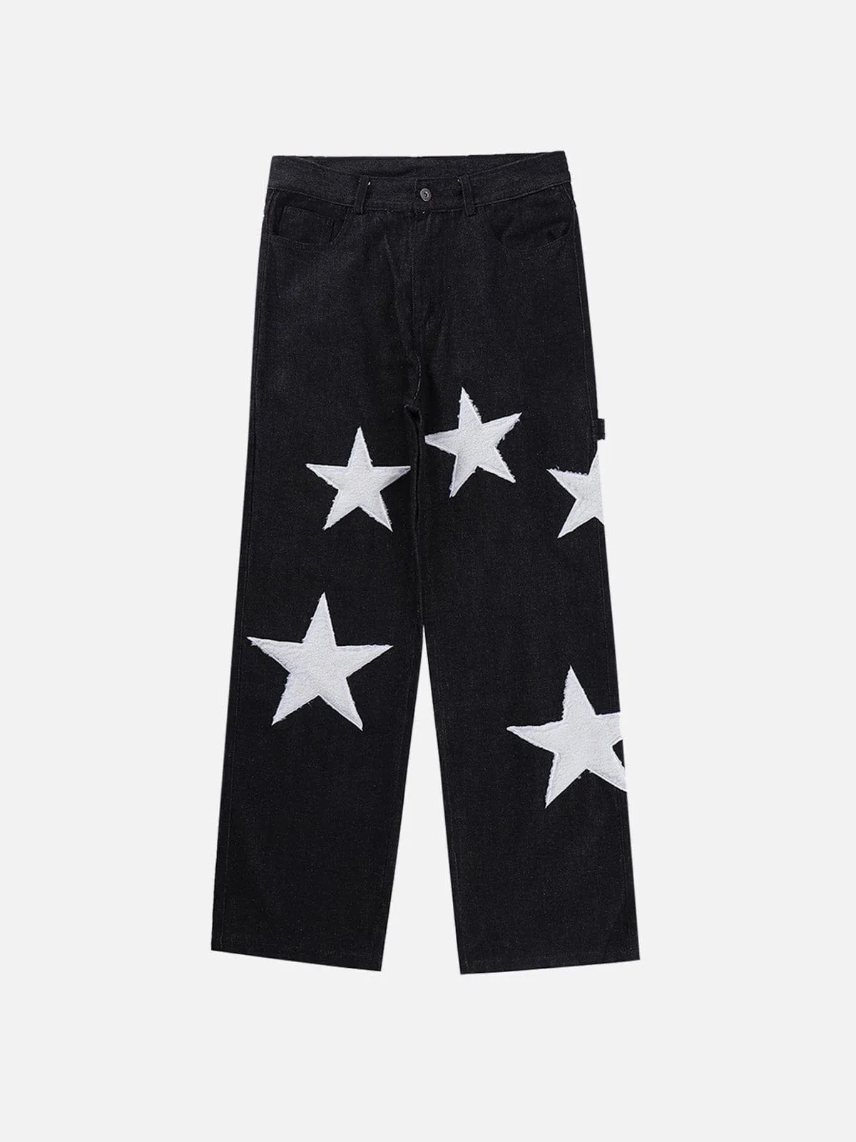 Aelfric Eden Flocked Star Straight Jeans