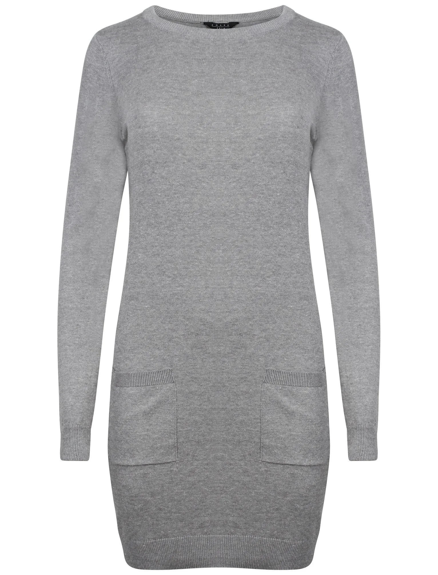 Amara Reya Laura grey jumper dress