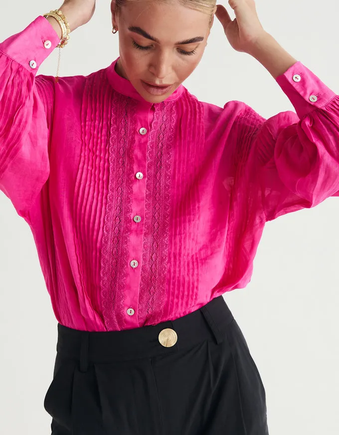 Anastasia Blouse Cerise