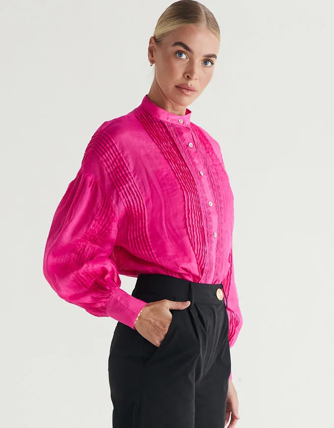 Anastasia Blouse Cerise