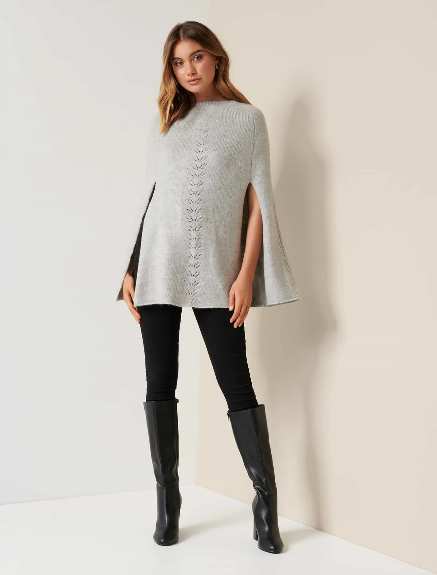 Aubree Pointelle Poncho