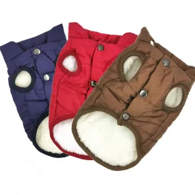 Autumn And Winter Thickened Warm Cotton Coat Dog Vest Padded Jacket