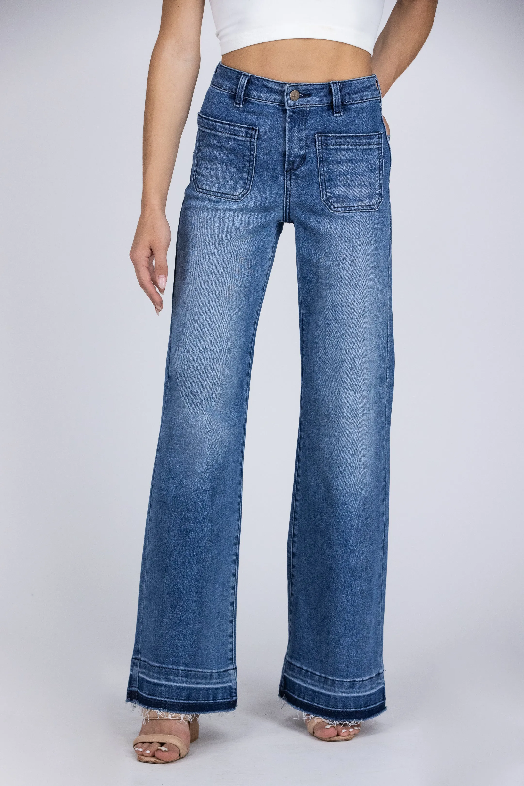 Back to Daydreaming From Risen: High-Rise Wide Leg Denim