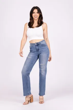 Be The One You Want From Judy Blue: Mid-Rise Dad Denim