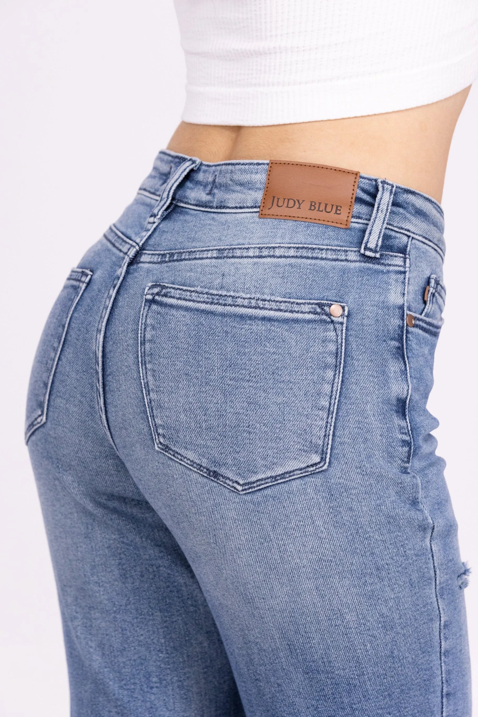 Be The One You Want From Judy Blue: Mid-Rise Dad Denim