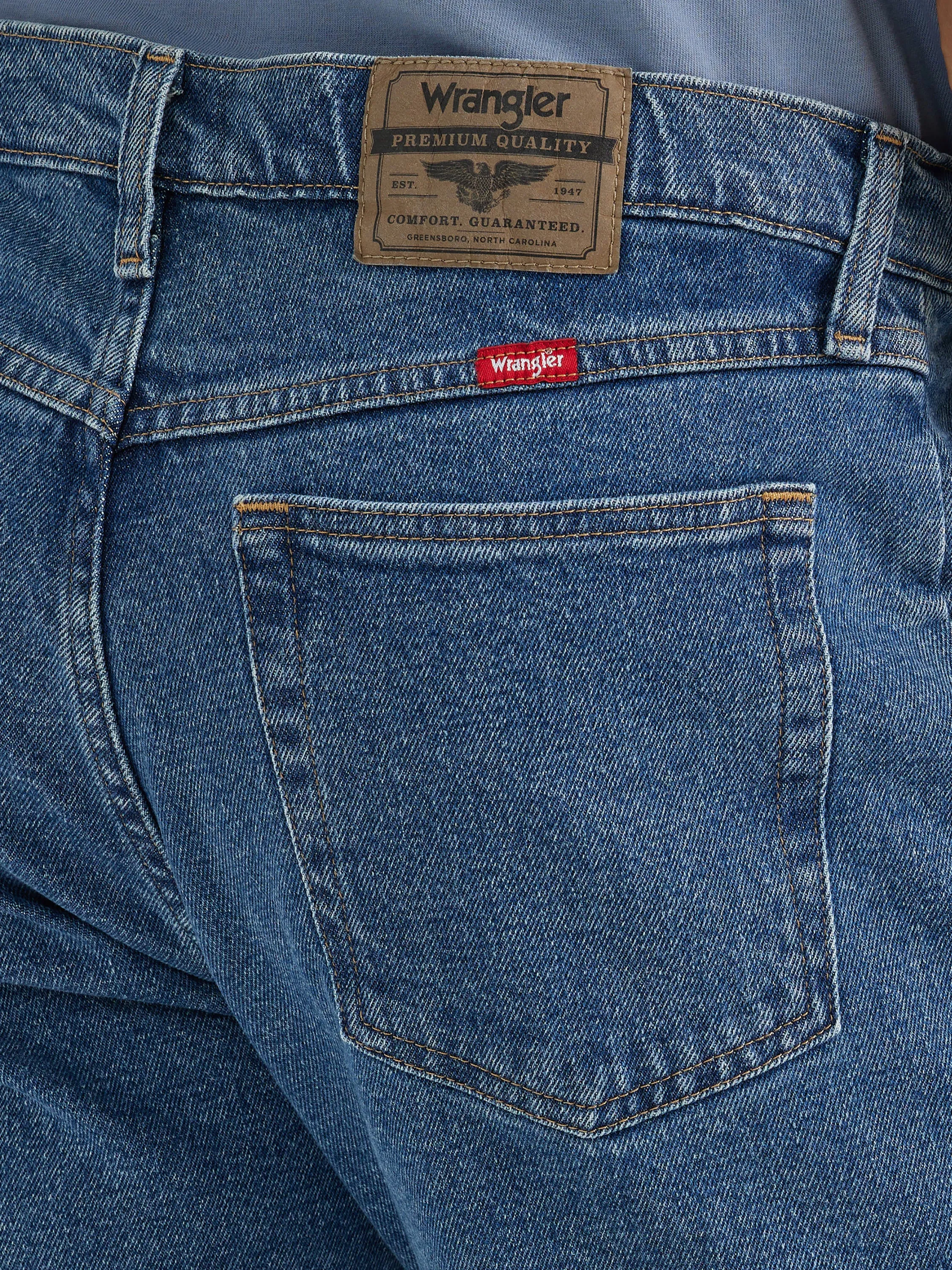 Big & Tall Wrangler 5 Star Regular Fit Flex Denim