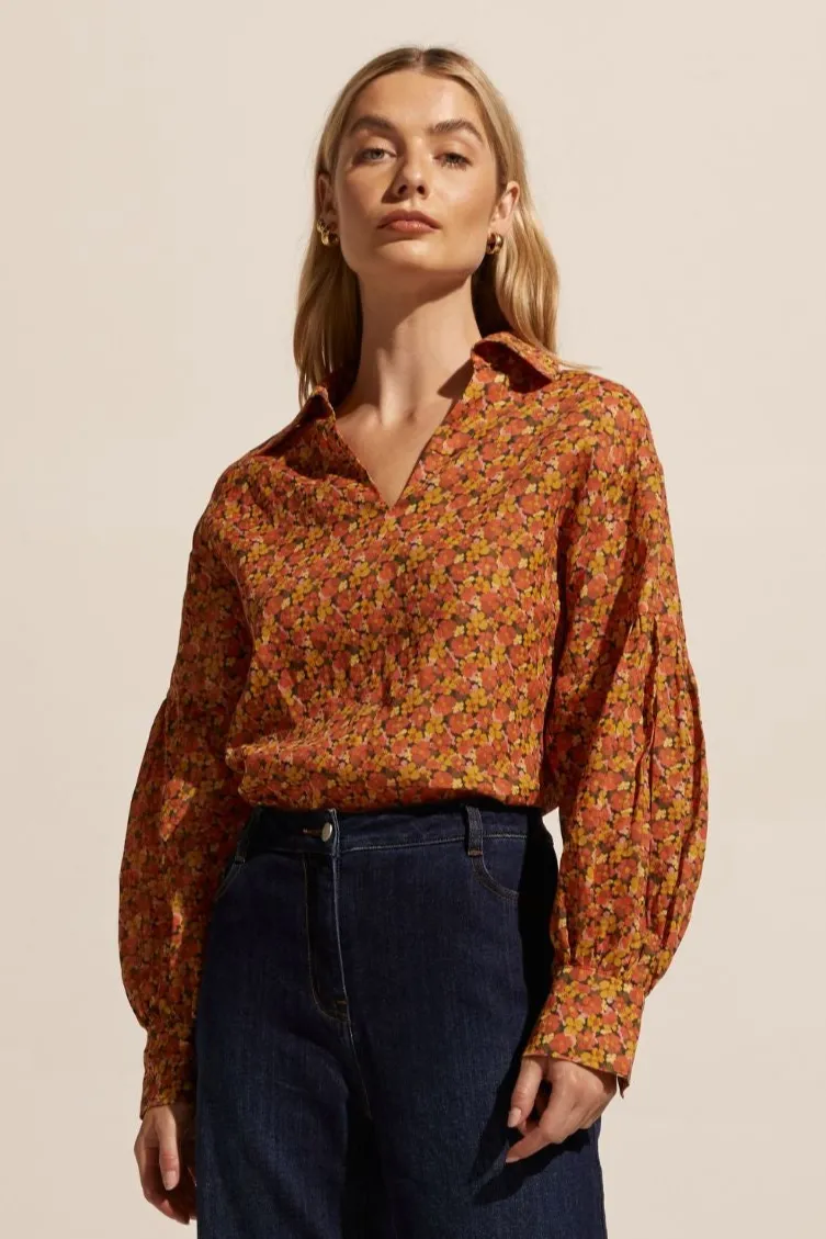 Bounty Top in Sunset Floral