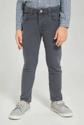 Boys Grey Denim Jeans