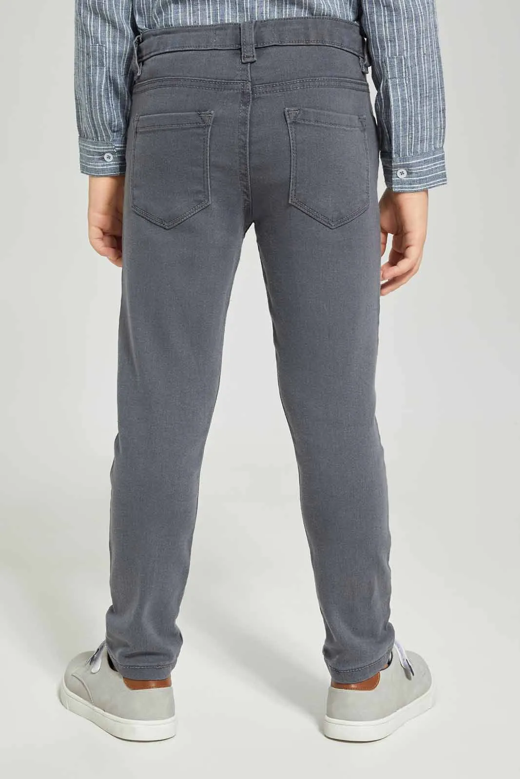 Boys Grey Denim Jeans