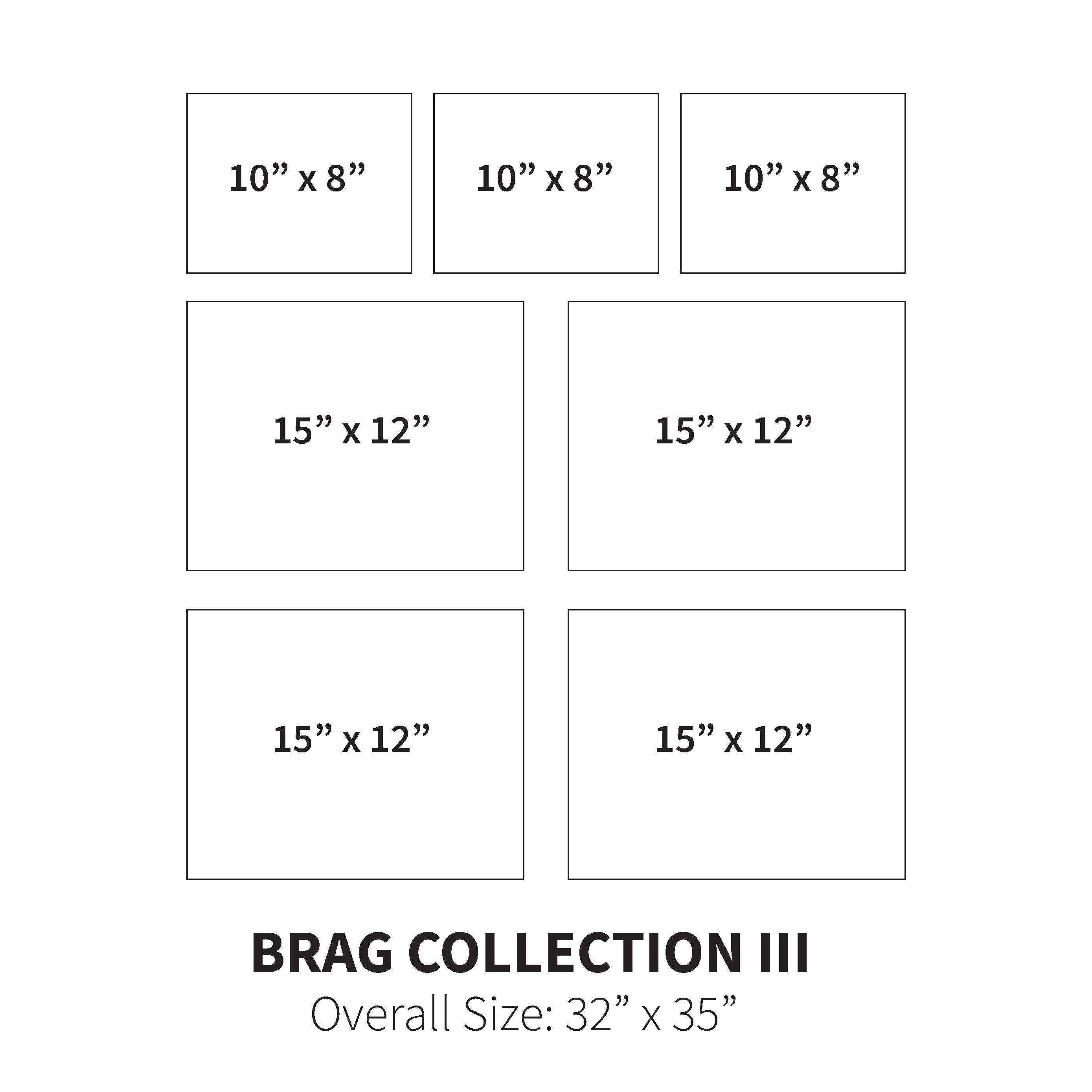 Brag Collection III (Overall Size: 32" x 25")