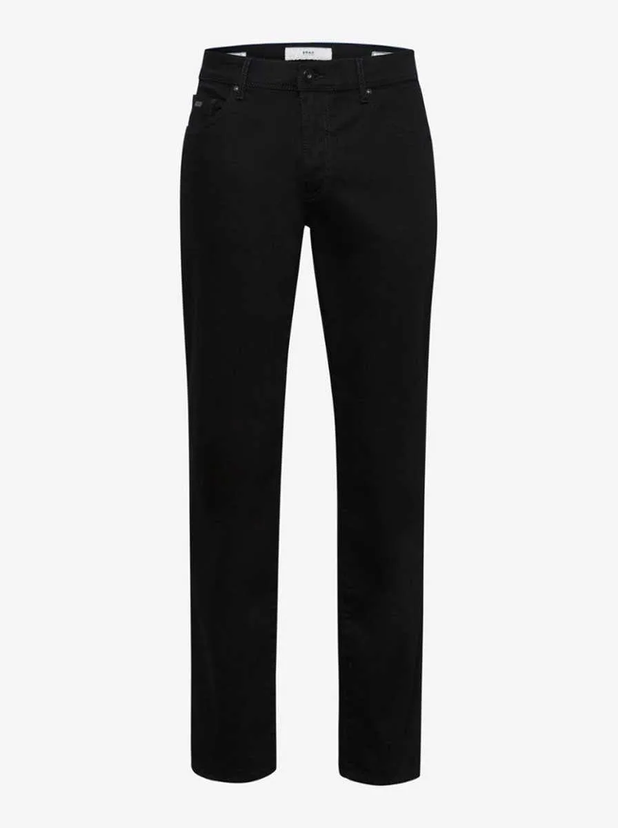 Brax - Cadiz Masterpiece: Straight Leg Black Jeans