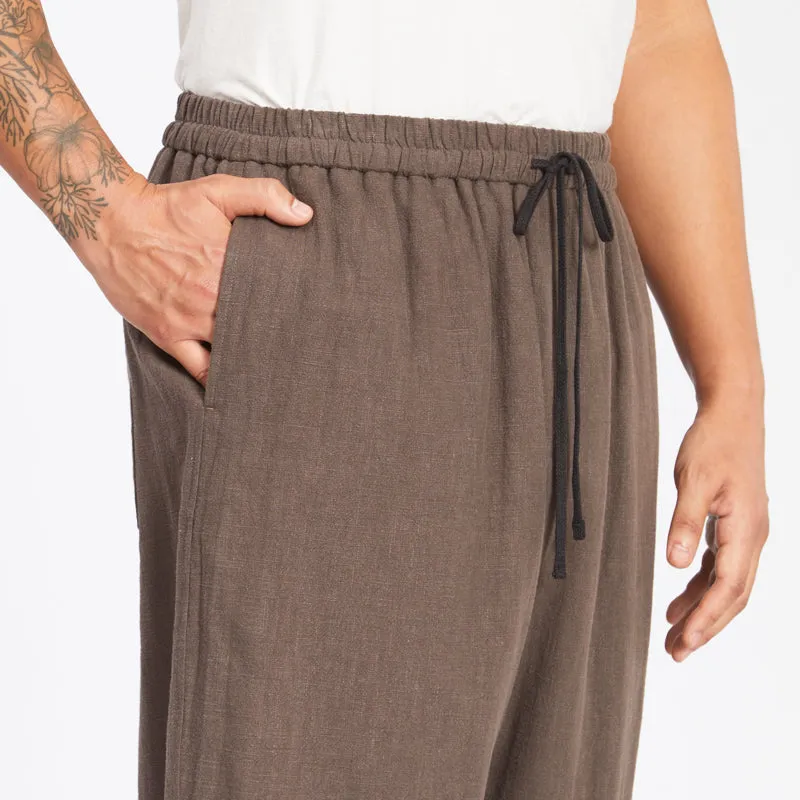 Bronco Pant - Brown Ramie