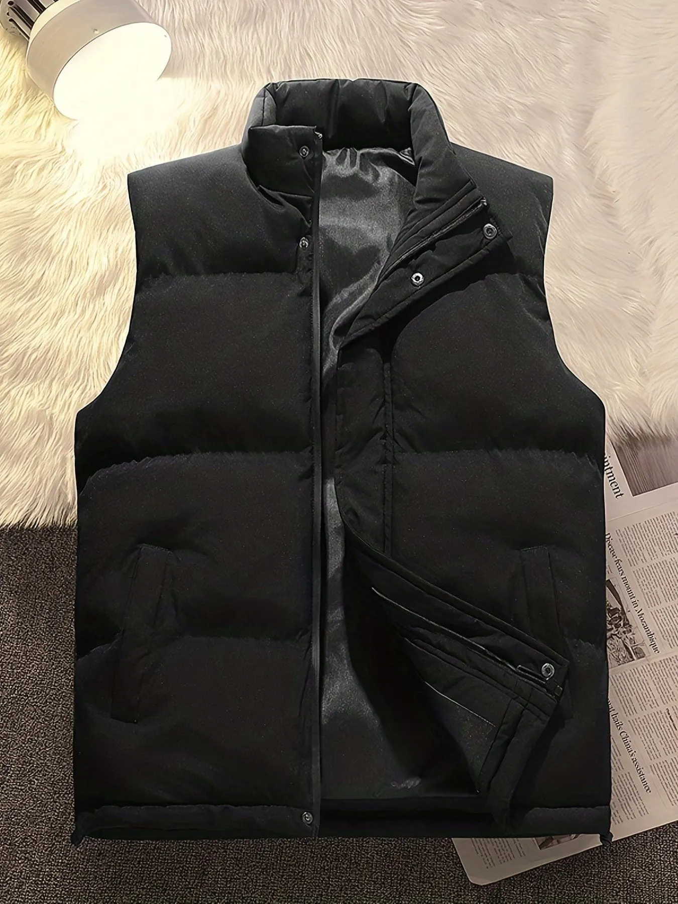 Button Detail Vest