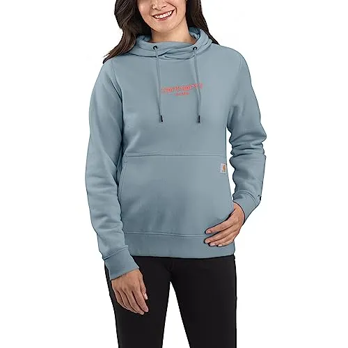 Carhartt 105573 Women's Force Relaxed Fit Lightweight Graphic Hooded Sweatshirt