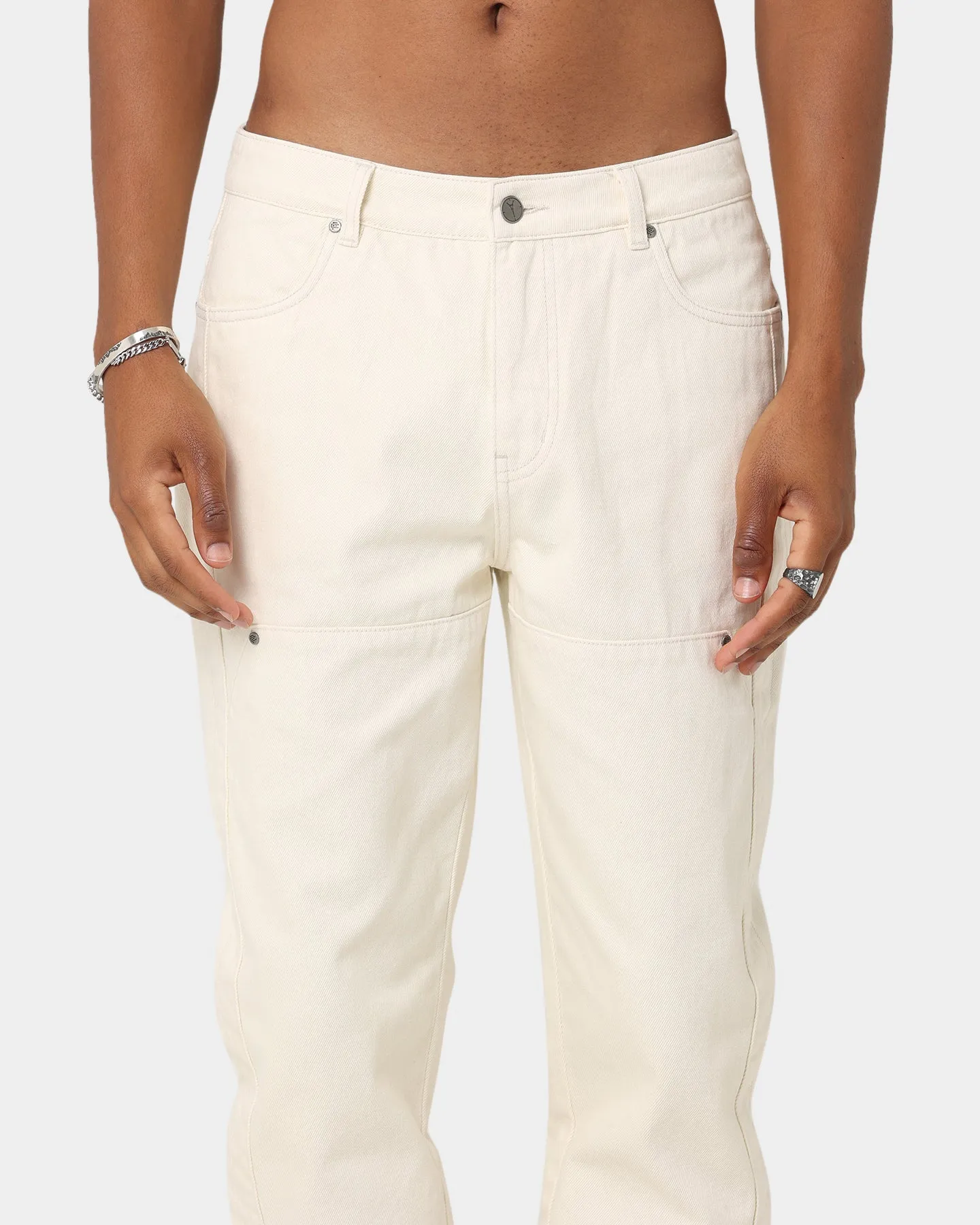 Carré Construct Slim Jeans Off White