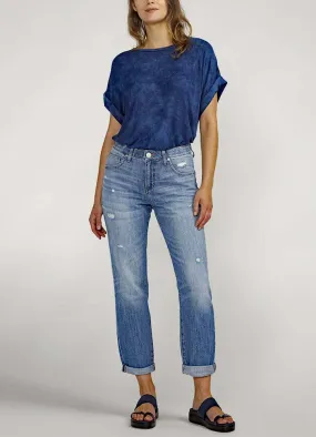 Carter Girlfriend Jeans in Spring Stream Blue by Jag Jeans