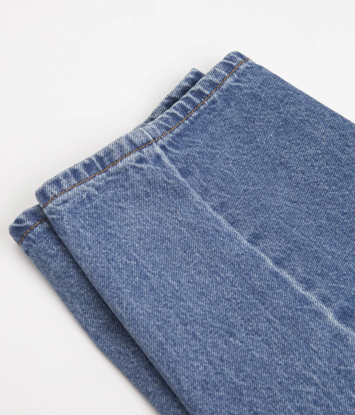 Cash Only Baggy Jeans - Washed Indigo / Gold