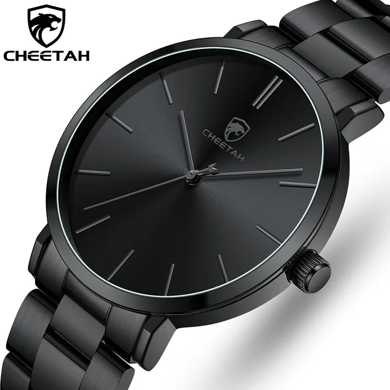 CHEETAH CH1615 GEM - Men's Classy Modern Watch - All Black