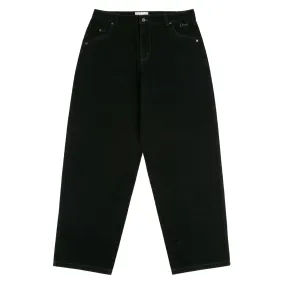 Classic Baggy Denim Pants, Black