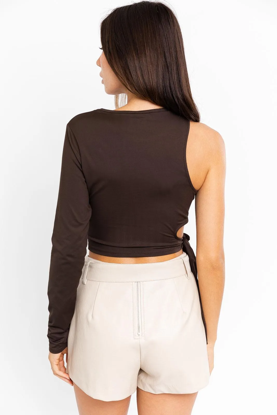 Cocoa Cutie Asymmetrical Top