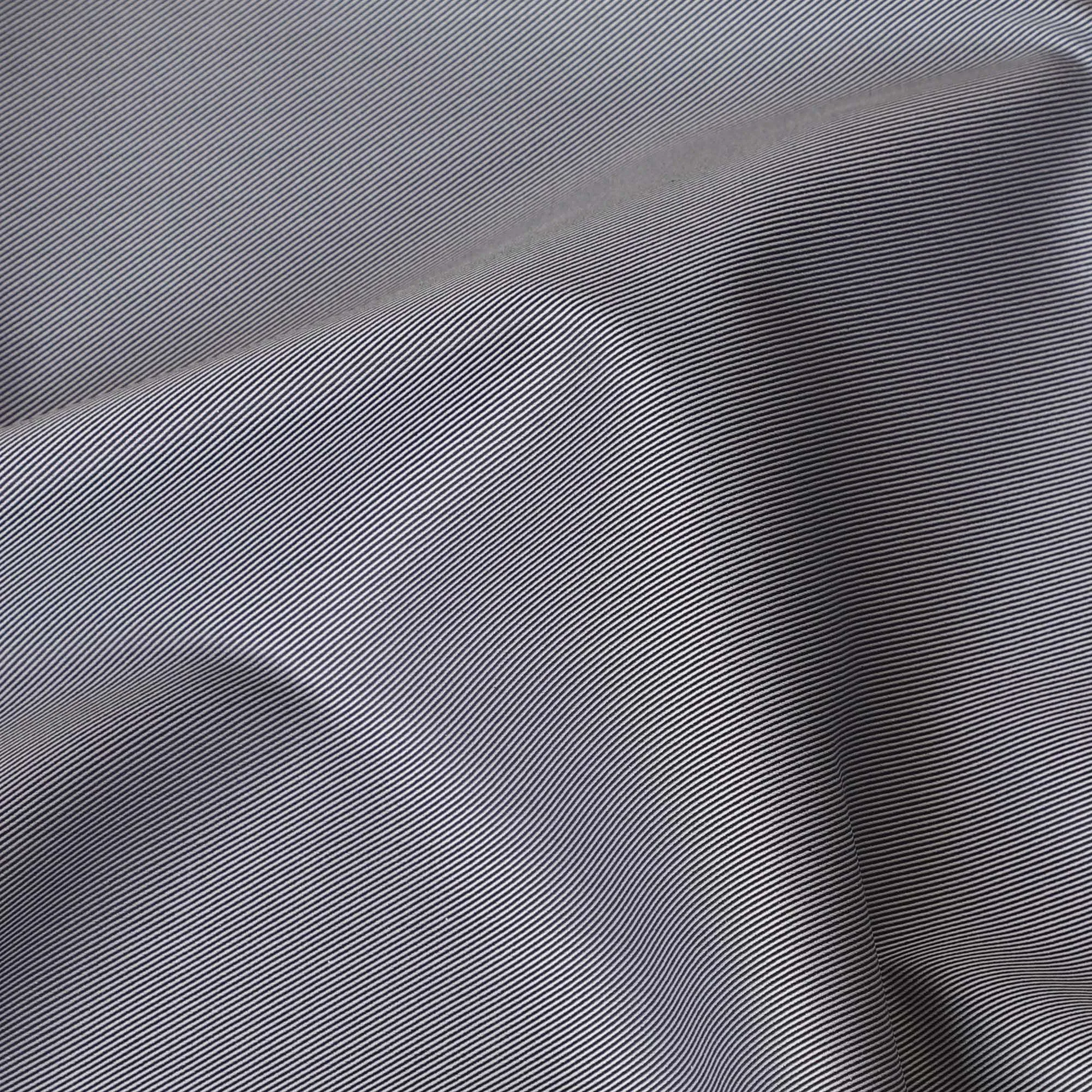 Coin grey Plain Premium pure Swiss 100% cotton shirting fabric in twill weave-D16621