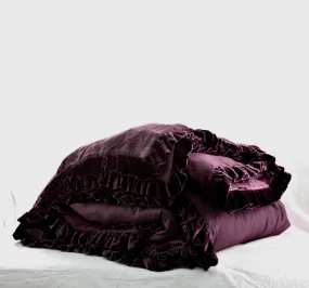 Colette Petite Velvet Ruffle Duvet