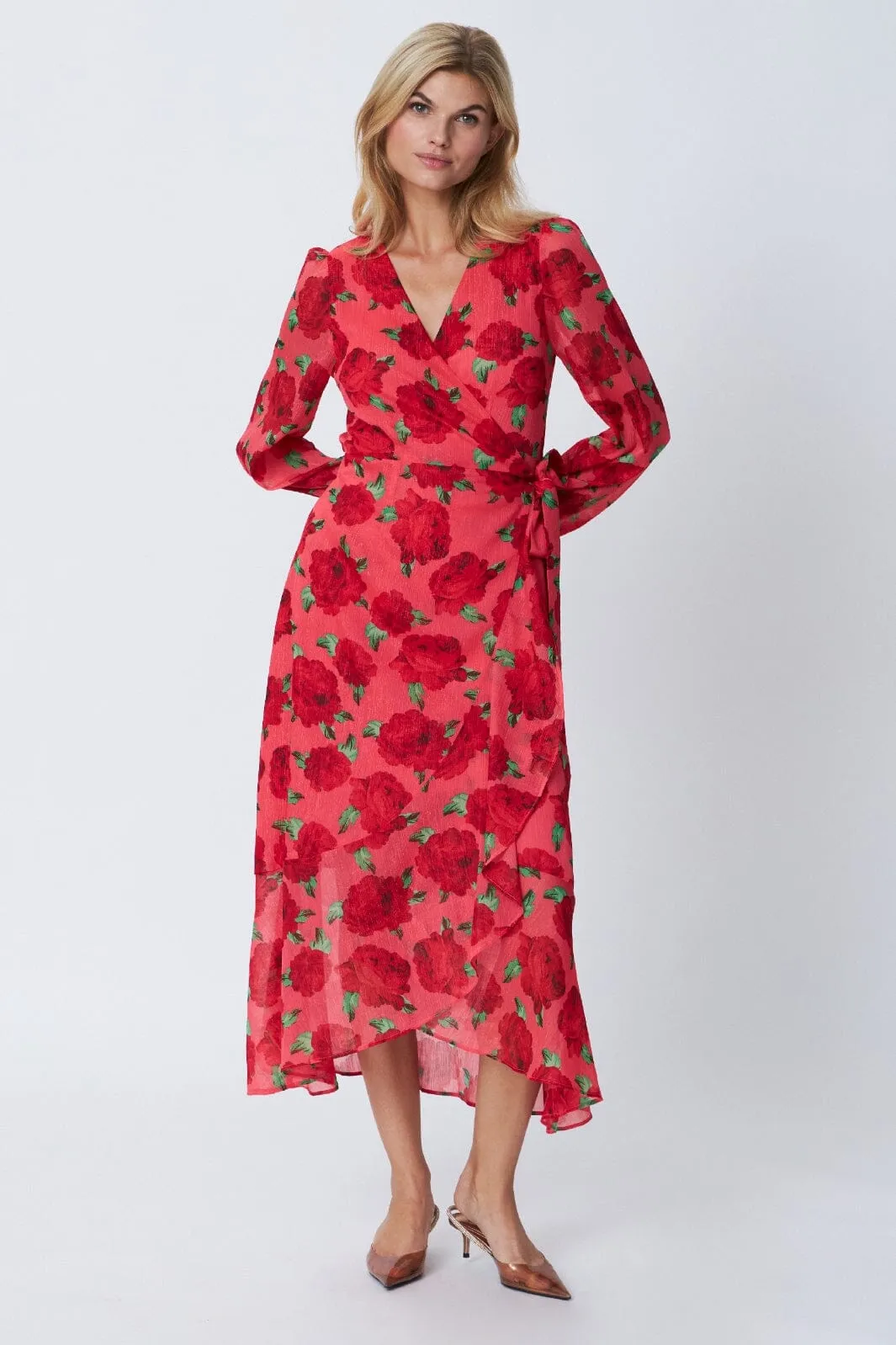 Cras - Luellacras Dress - 8019 Coral Roses