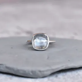 Cushion Conquer - Aquamarine Ring