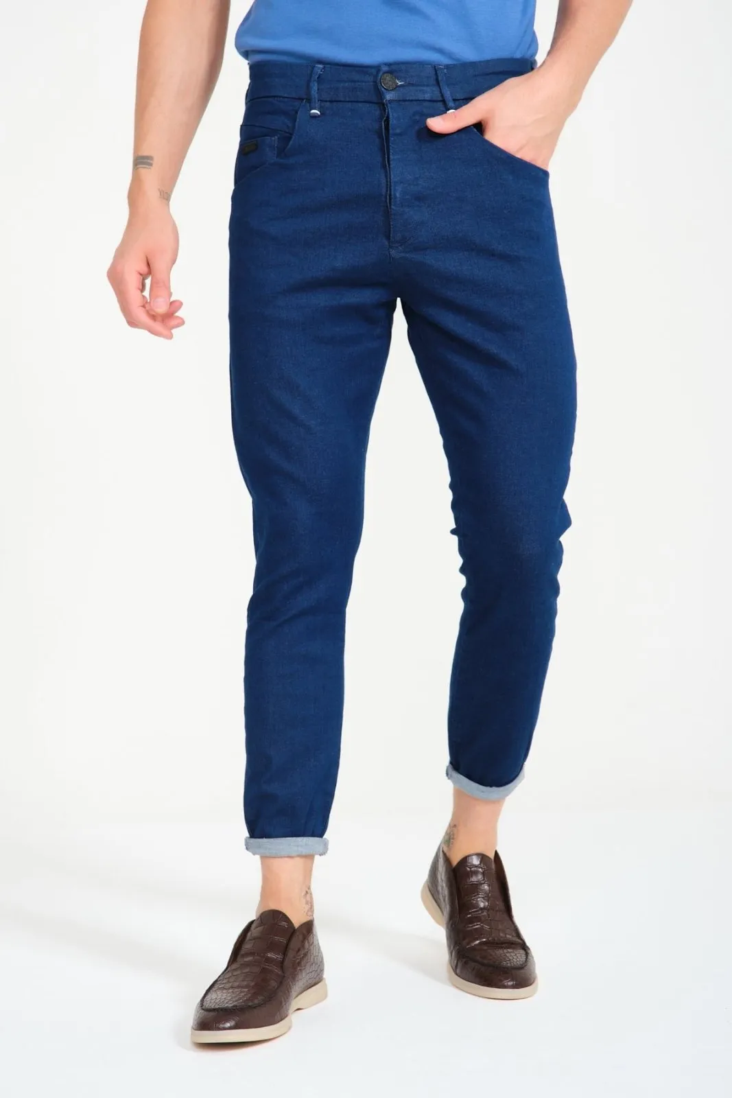 Deep Indigo Slim-Fit Denim Jeans