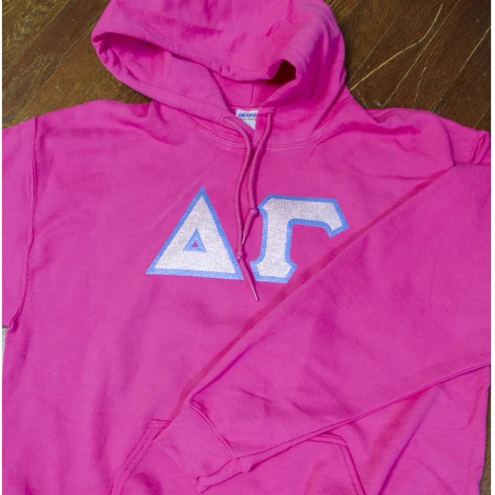 Delta Gamma Hooded Sweatshirt - G185 - TWILL