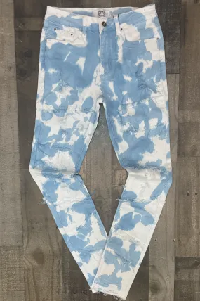 DNA Premium Wear- tie-dye denim jeans (blue)