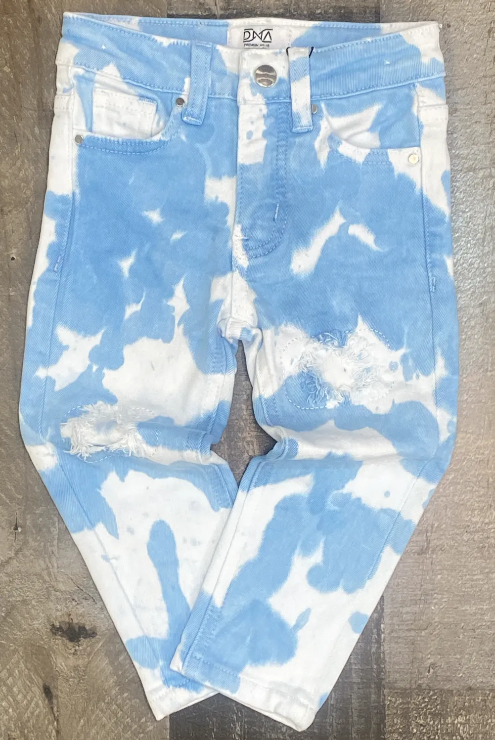 DNA Premium Wear- tie-dye denim jeans (blue)(kids)