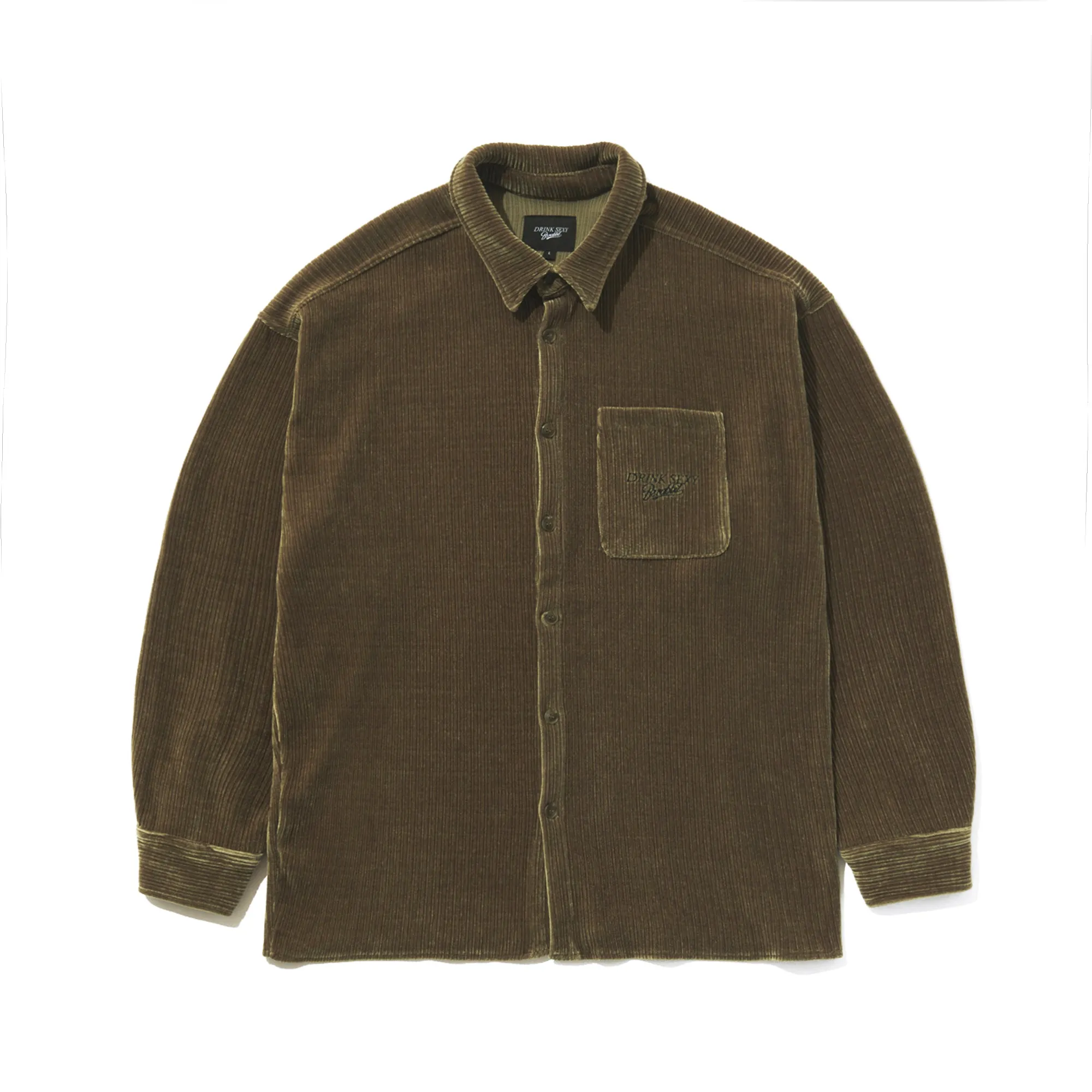 DSXBS HEAVY CORDUROY COLLAR SHIRT MUSTARD