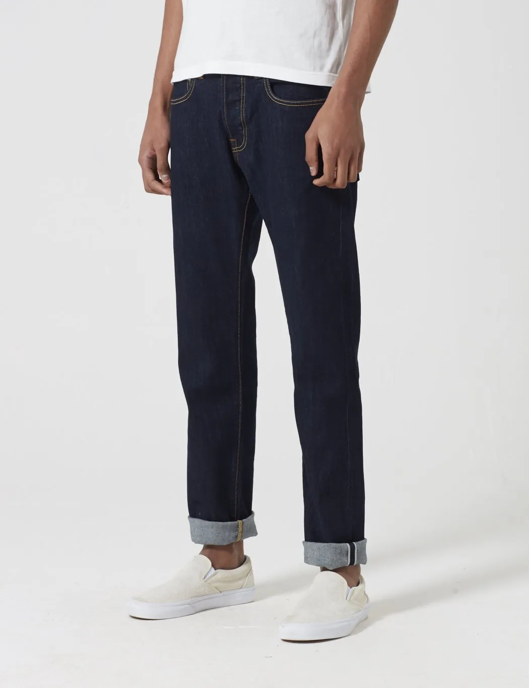 Edwin ED-55 CS Red Listed Selvage Jeans (Tapered) - Rinsed