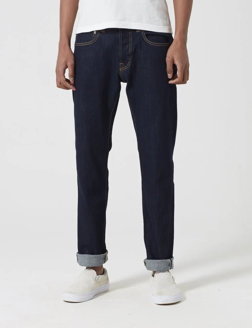 Edwin ED-55 CS Red Listed Selvage Jeans (Tapered) - Rinsed