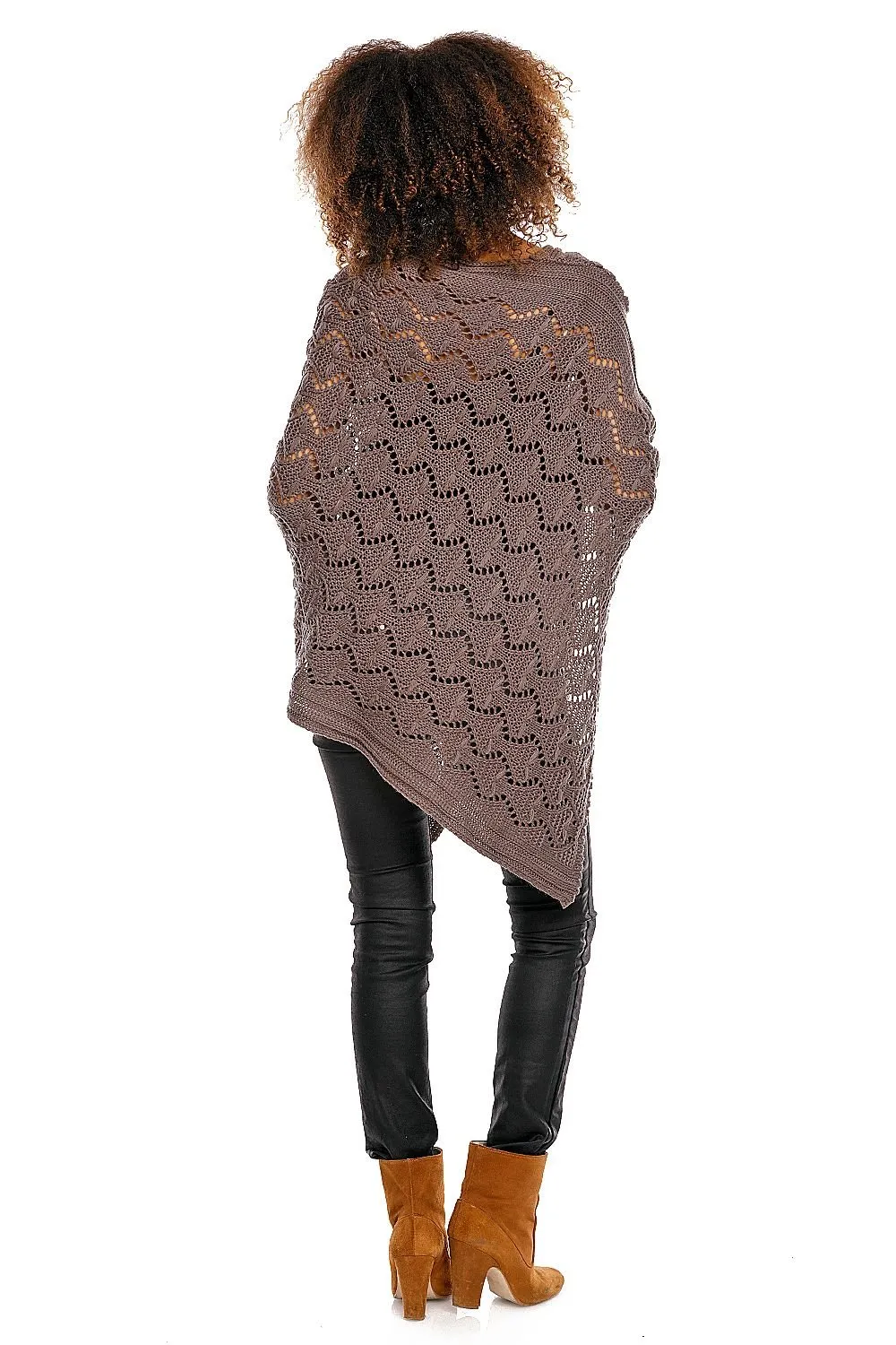 Elegant Openwork Poncho Pregnancy Cardigan  PeeKaBoo