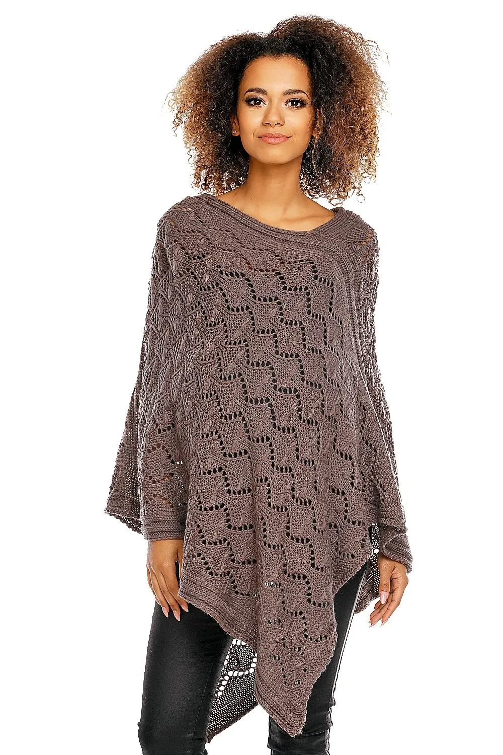 Elegant Openwork Poncho Pregnancy Cardigan  PeeKaBoo