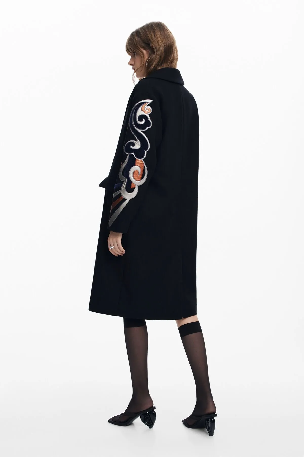 Embroidered Statement  Coat