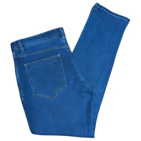 Enzo Alpha-347 Blue High End Denim Pants