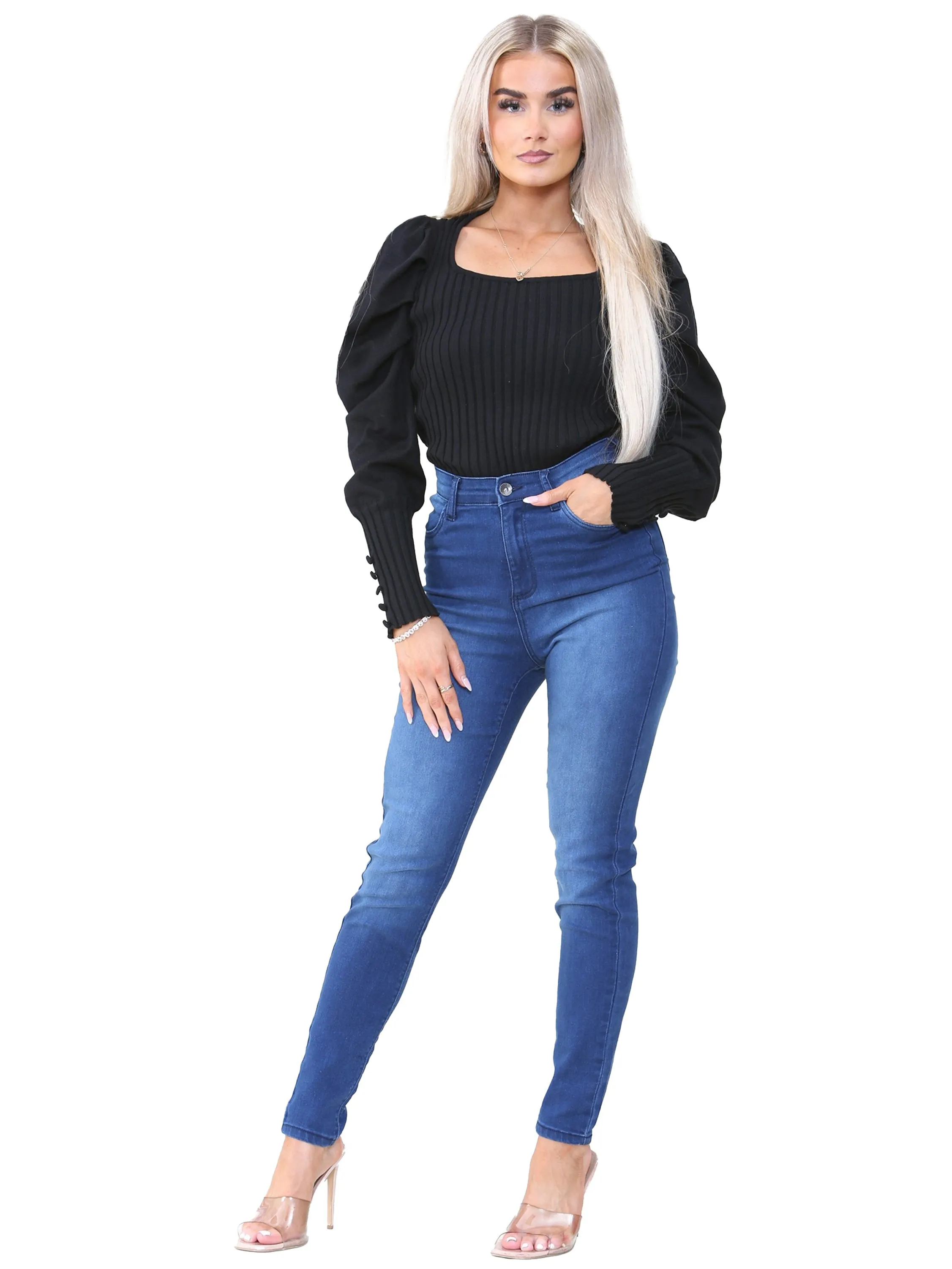 Enzo | Womens Skinny Stretch Jeans