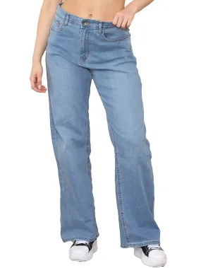 Enzo | Womens Wide Leg Jeans