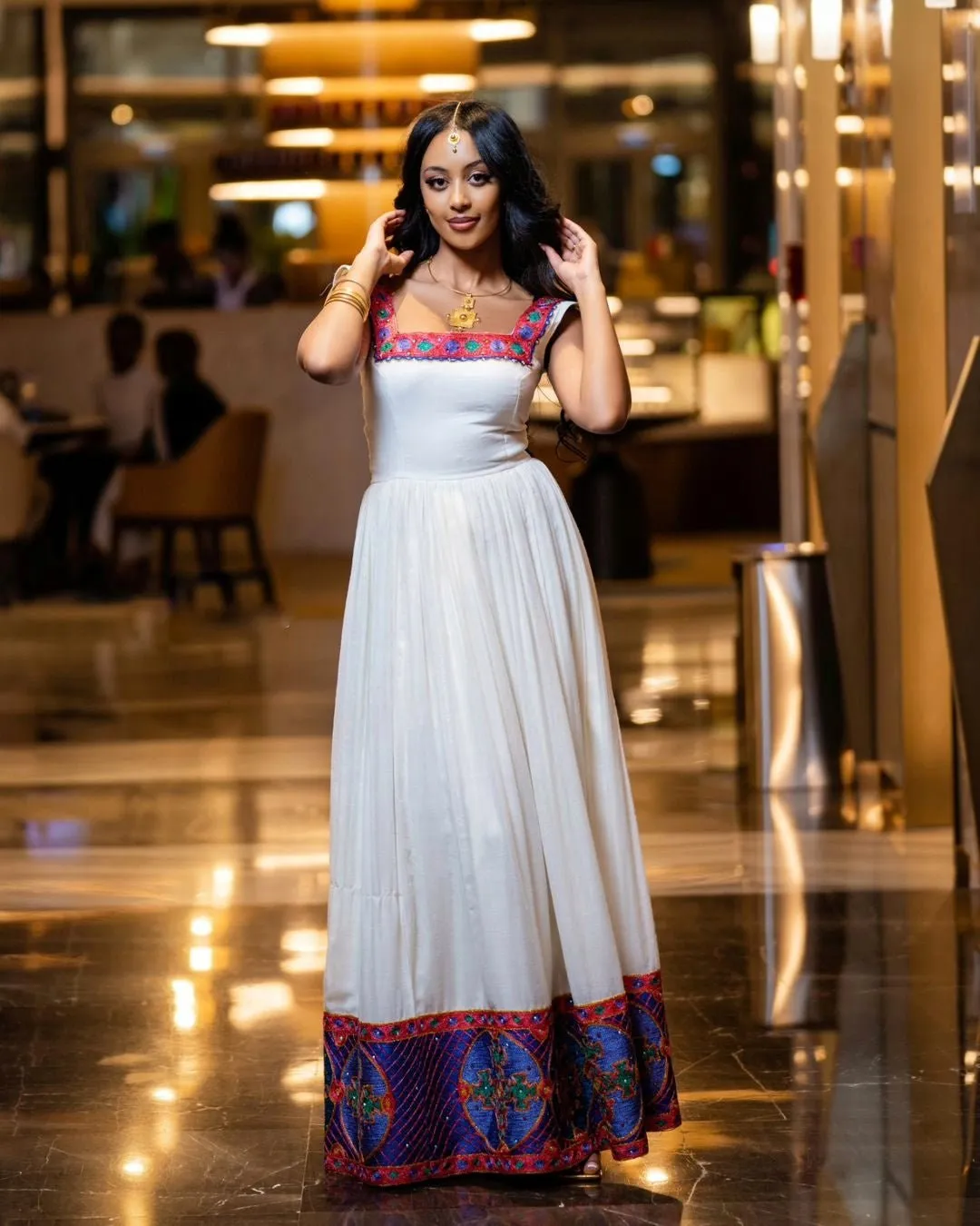 Exquisite Chic Habesha Dress Modern Habesha Kemis Design Ethiopian Dress Style