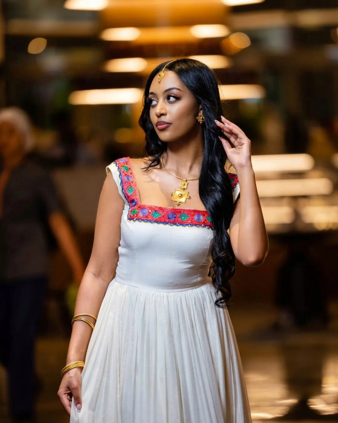 Exquisite Chic Habesha Dress Modern Habesha Kemis Design Ethiopian Dress Style